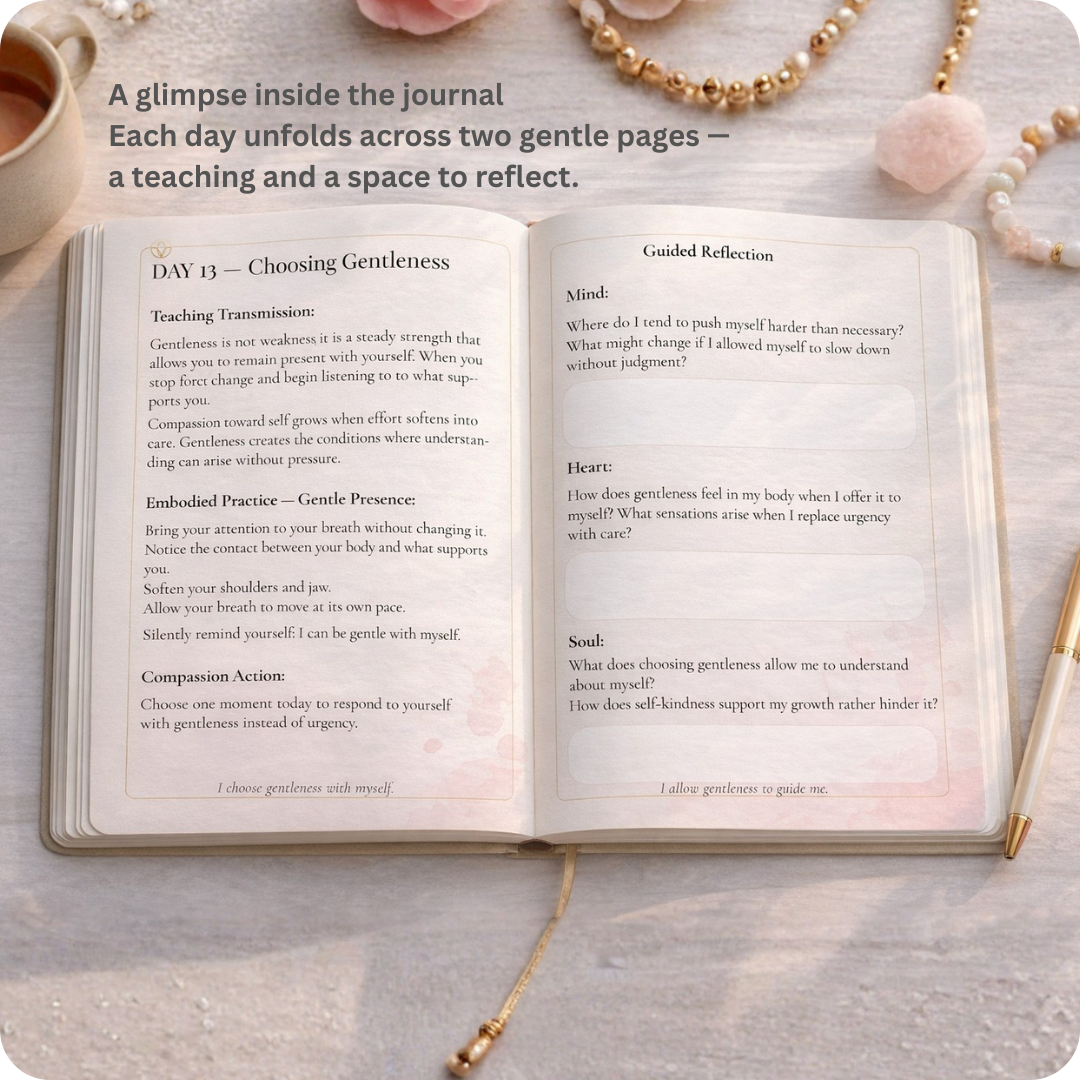 Peace Compassion Love — 30-Day Guided Journal for Mindfulness