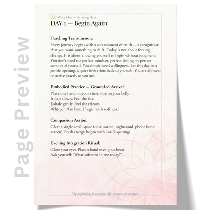 Peace Compassion Love — 30-Day Guided Journal for Mindfulness