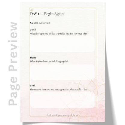 Peace Compassion Love — 30-Day Guided Journal for Mindfulness