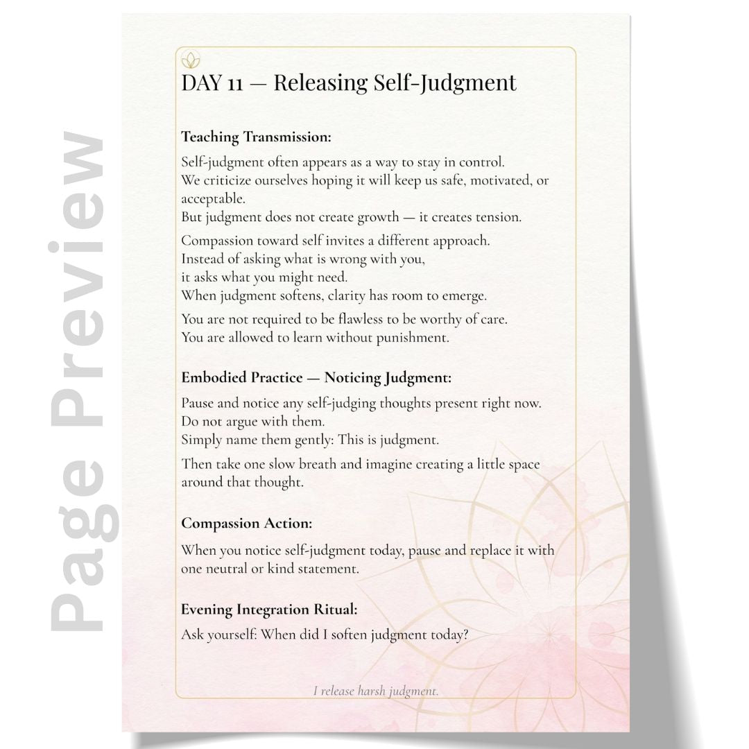 Peace Compassion Love — 30-Day Guided Journal for Mindfulness