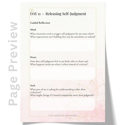 Peace Compassion Love — 30-Day Guided Journal for Mindfulness